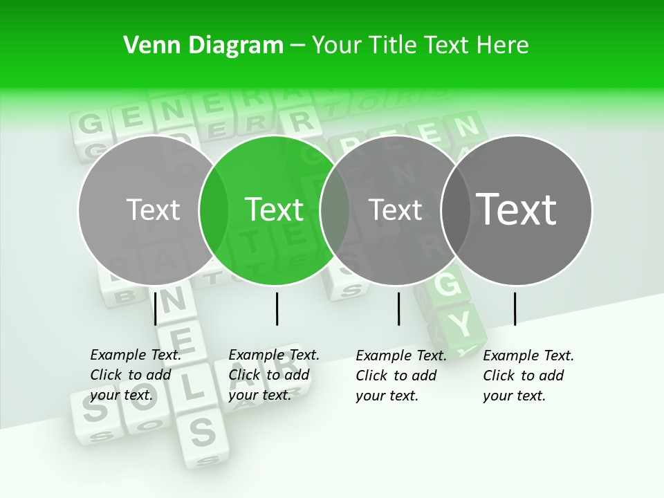 Conservation Cube Puzzle PowerPoint Template