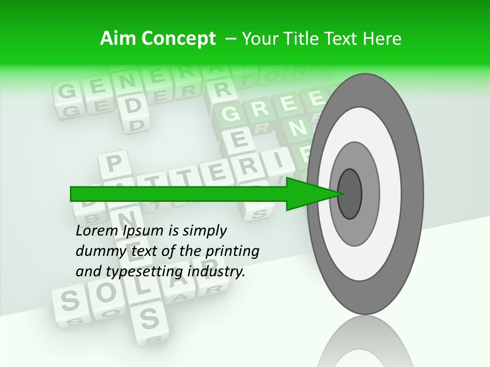 Conservation Cube Puzzle PowerPoint Template