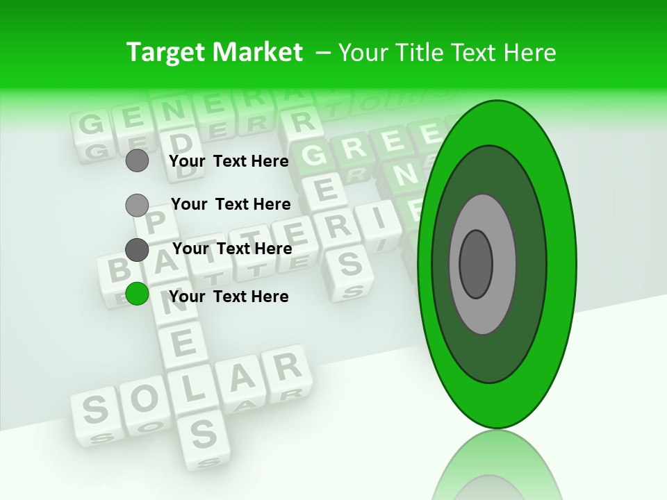 Conservation Cube Puzzle PowerPoint Template