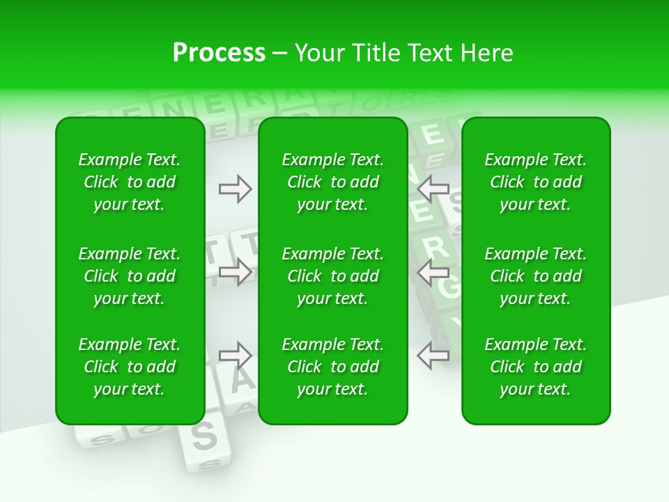 Conservation Cube Puzzle PowerPoint Template