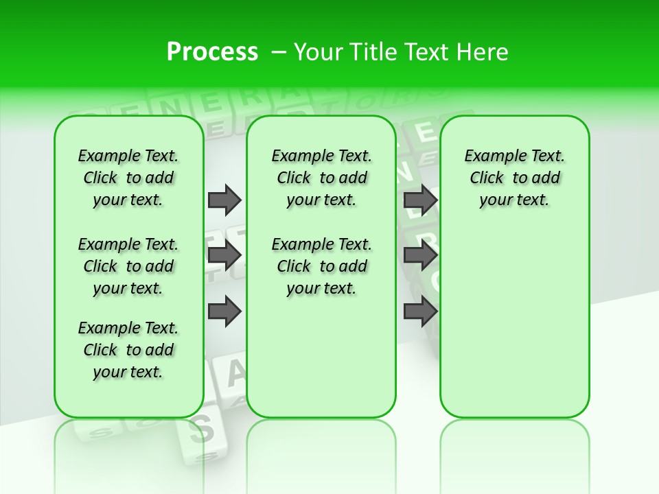 Conservation Cube Puzzle PowerPoint Template