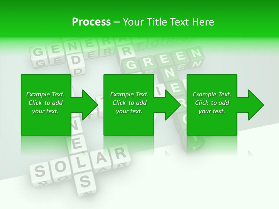 Conservation Cube Puzzle PowerPoint Template
