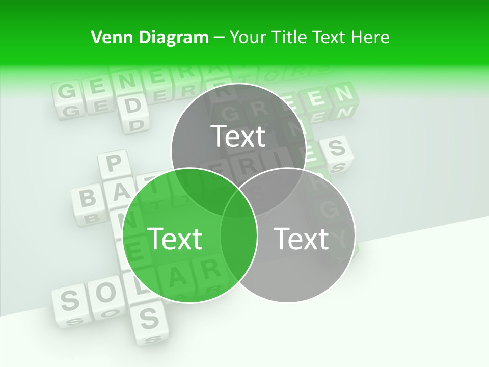 Conservation Cube Puzzle PowerPoint Template