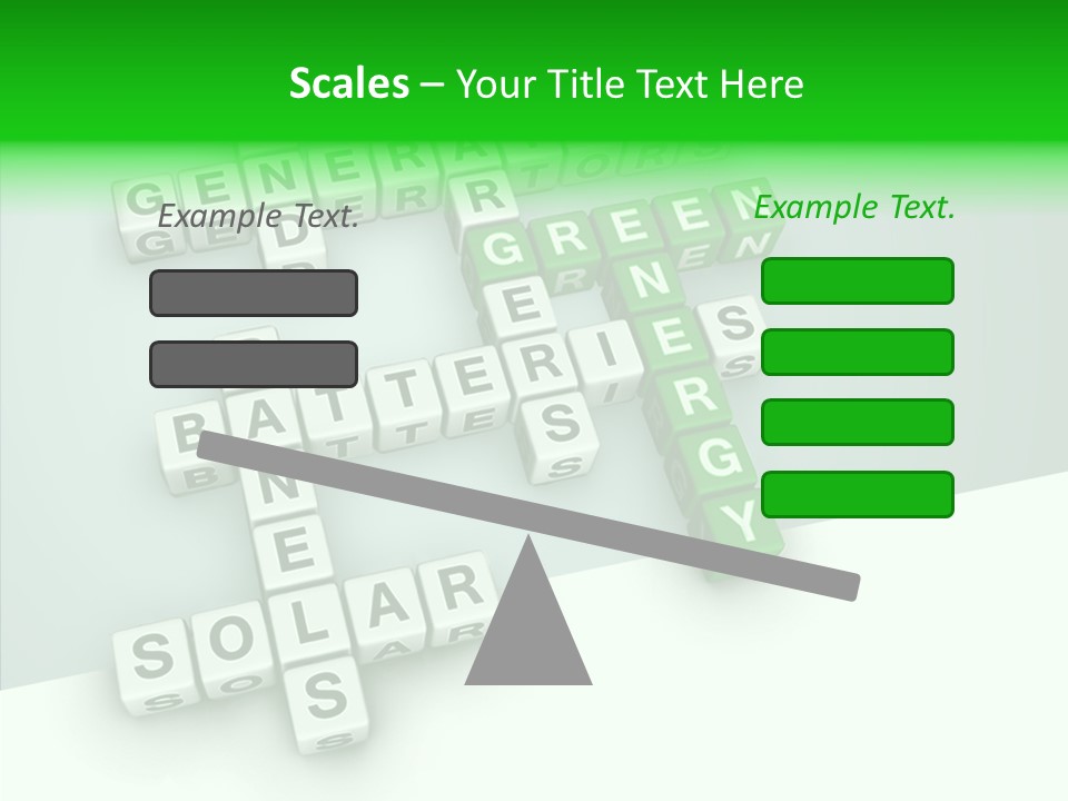 Conservation Cube Puzzle PowerPoint Template