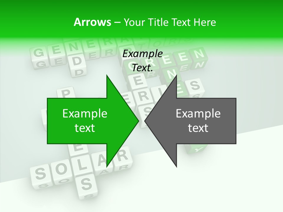 Conservation Cube Puzzle PowerPoint Template