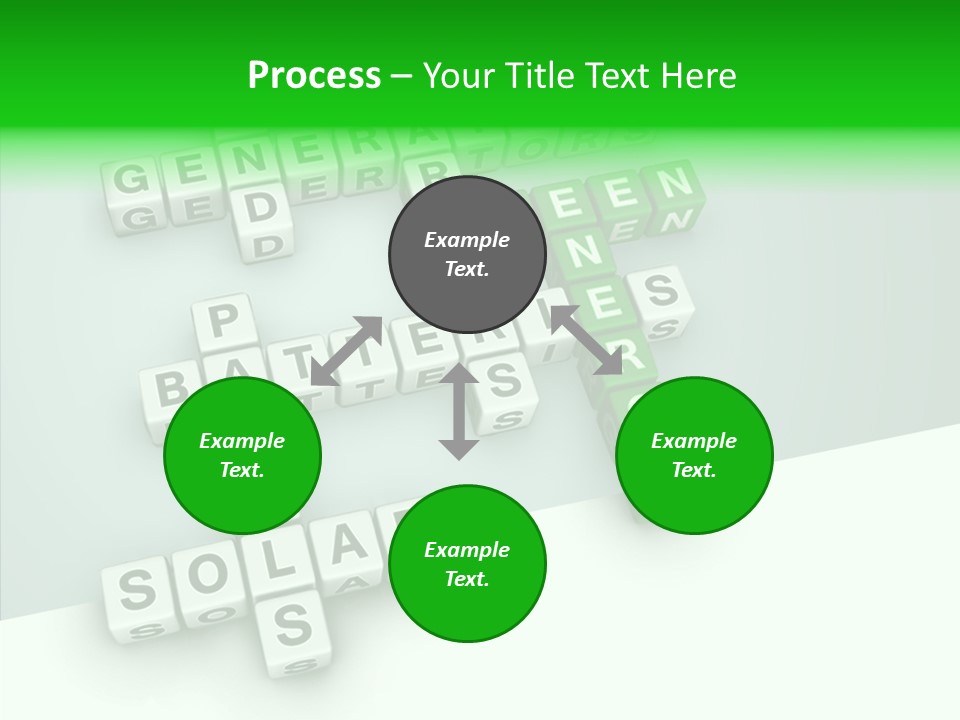 Conservation Cube Puzzle PowerPoint Template