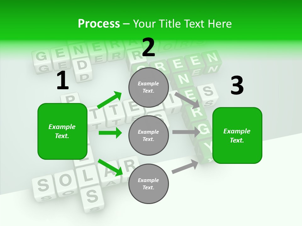 Conservation Cube Puzzle PowerPoint Template