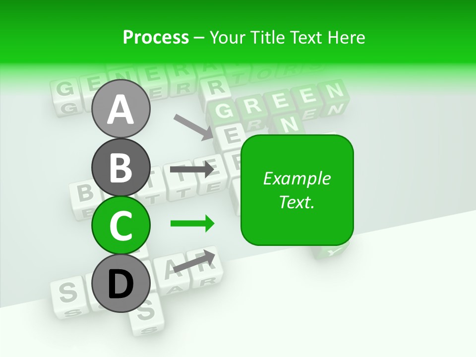 Conservation Cube Puzzle PowerPoint Template