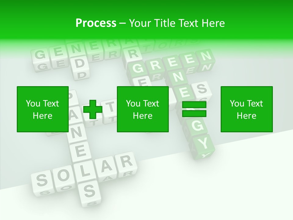 Conservation Cube Puzzle PowerPoint Template
