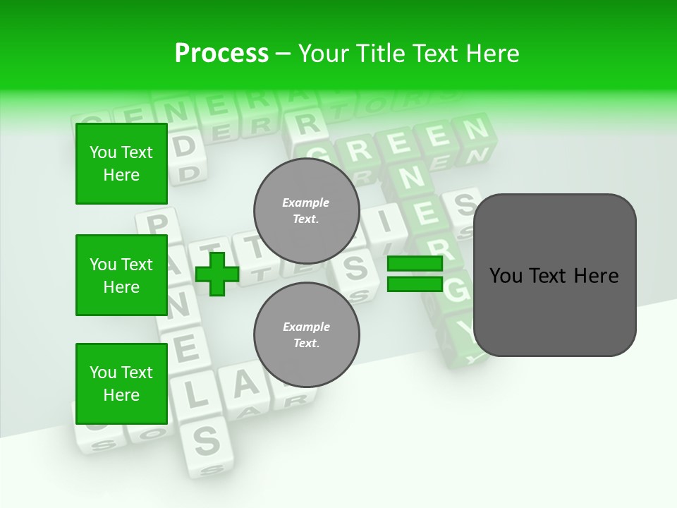 Conservation Cube Puzzle PowerPoint Template