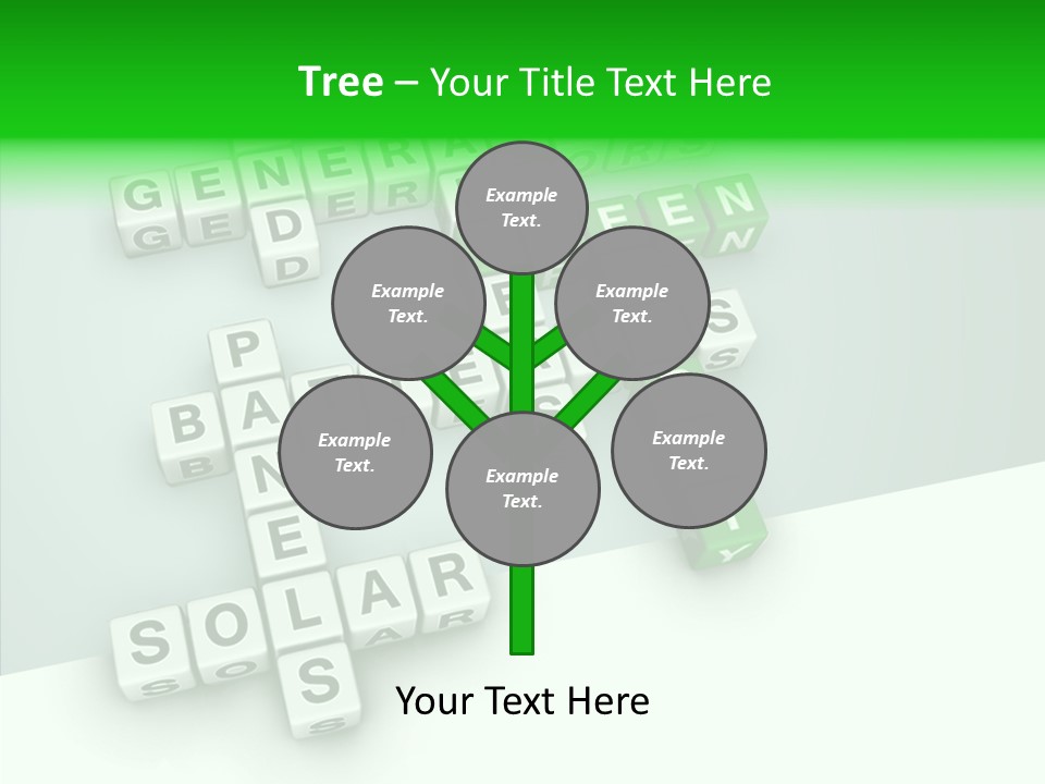 Conservation Cube Puzzle PowerPoint Template
