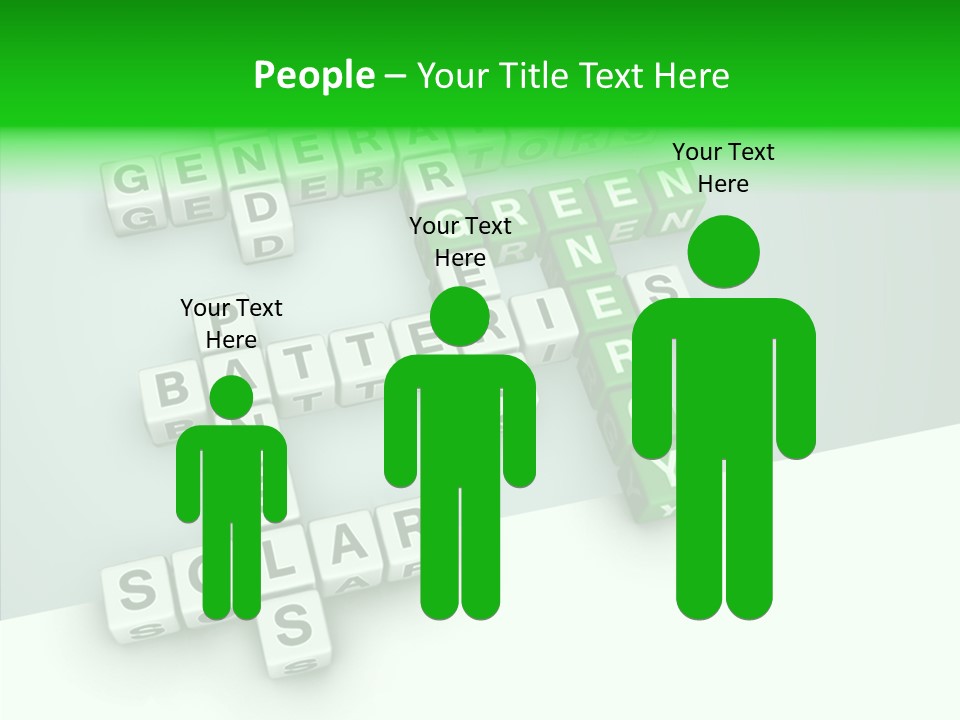 Conservation Cube Puzzle PowerPoint Template