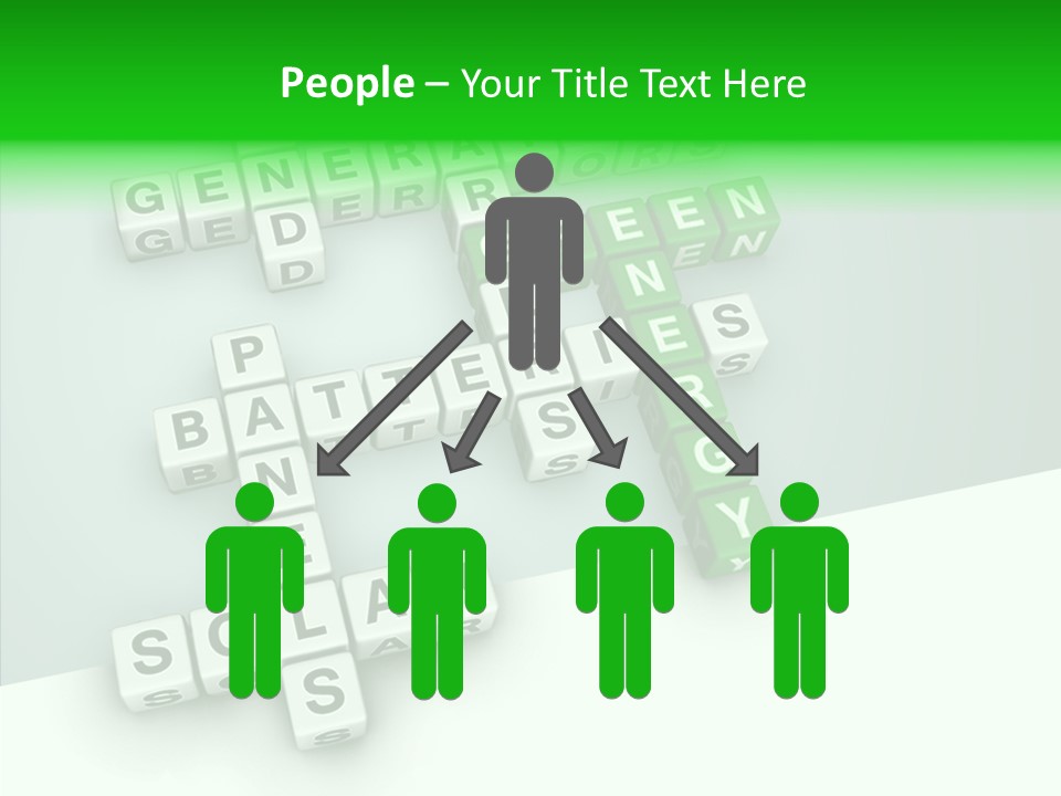 Conservation Cube Puzzle PowerPoint Template