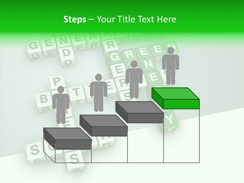 Conservation Cube Puzzle PowerPoint Template