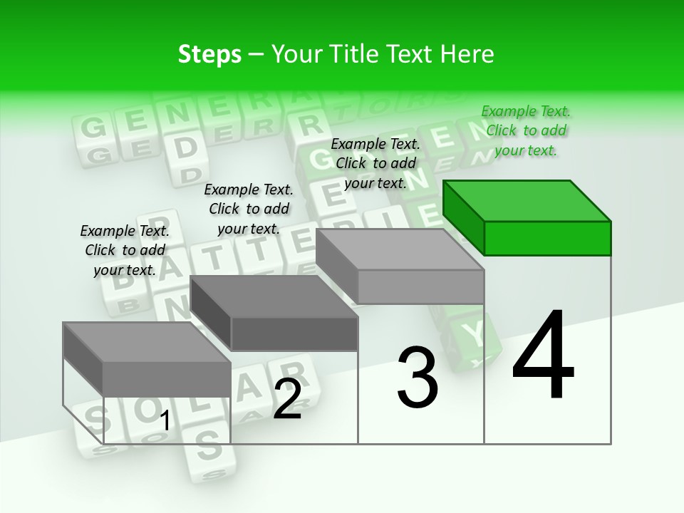 Conservation Cube Puzzle PowerPoint Template