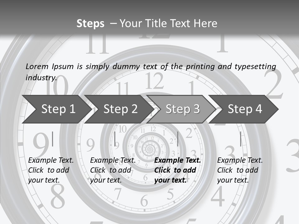 Passing Classic Spiral PowerPoint Template