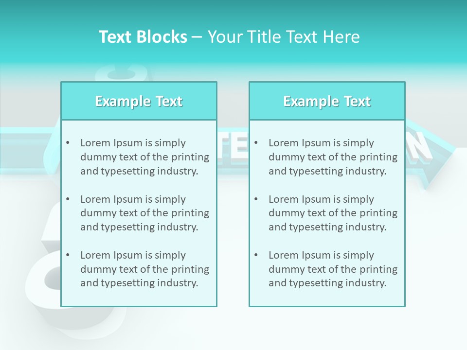 Successful Conceptual Blocking PowerPoint Template