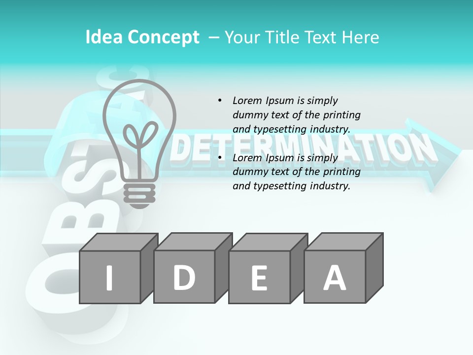 Successful Conceptual Blocking PowerPoint Template