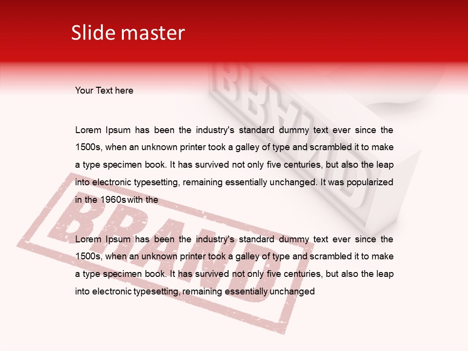 Orientation Target Trend PowerPoint Template