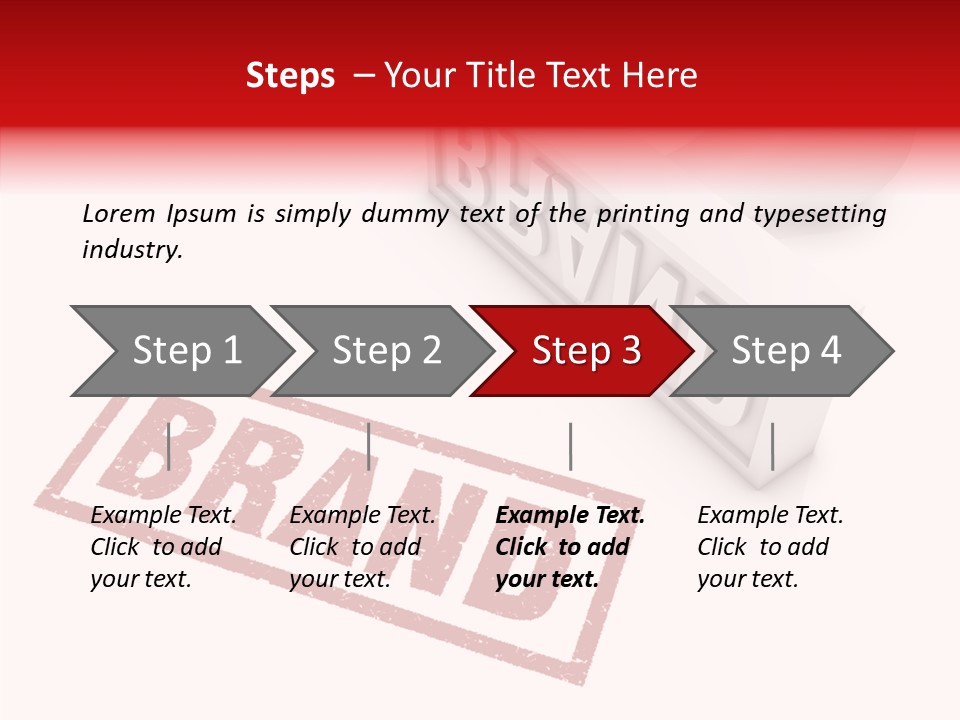 Orientation Target Trend PowerPoint Template