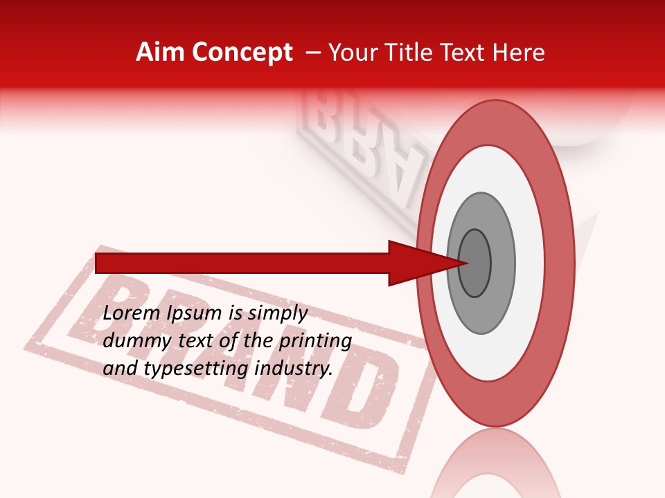 Orientation Target Trend PowerPoint Template