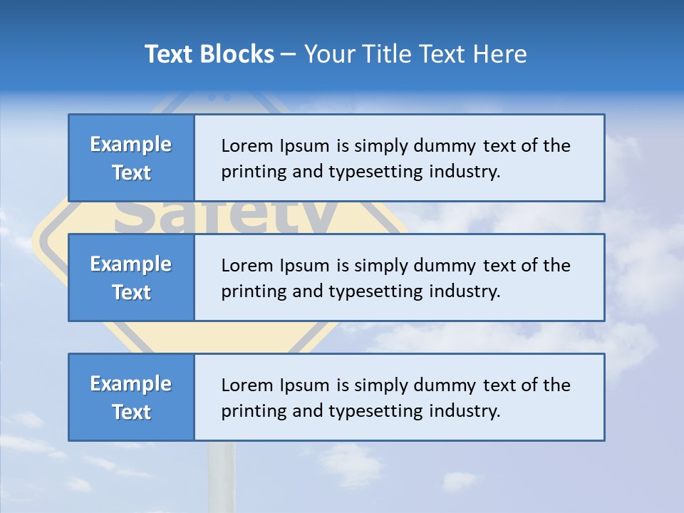 Copy Danger Safe PowerPoint Template