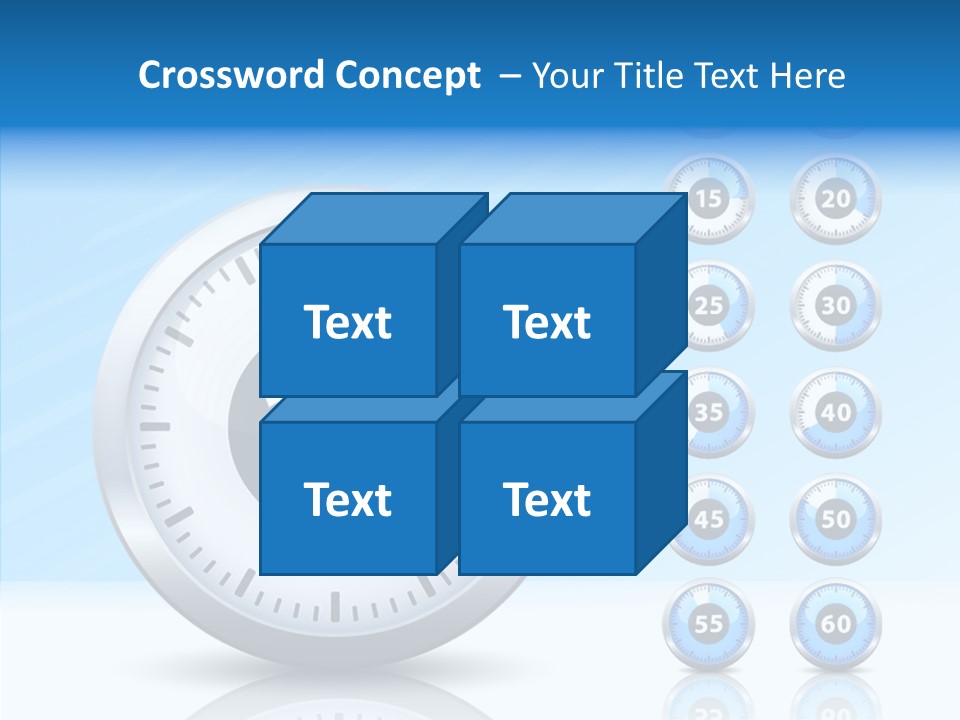 Countdown Pointer Stopwatch PowerPoint Template