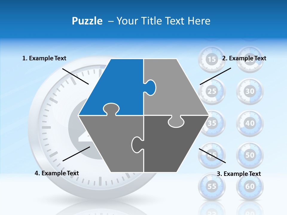 Countdown Pointer Stopwatch PowerPoint Template
