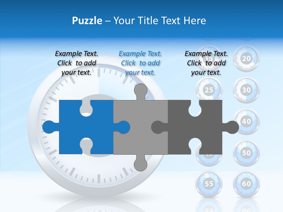 Countdown Pointer Stopwatch PowerPoint Template