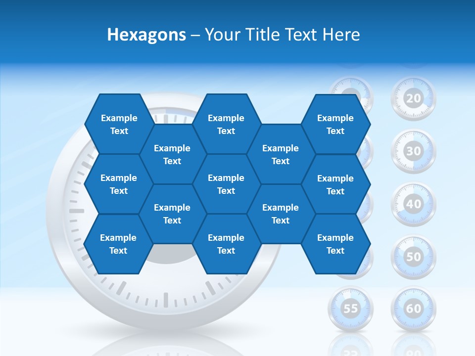 Countdown Pointer Stopwatch PowerPoint Template