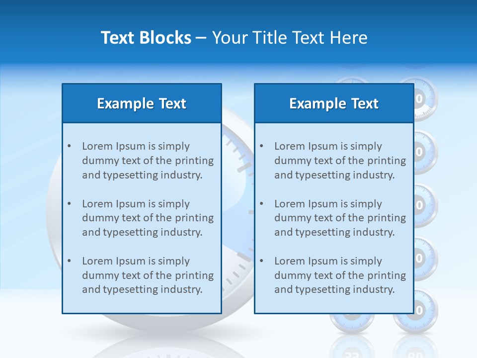 Countdown Pointer Stopwatch PowerPoint Template
