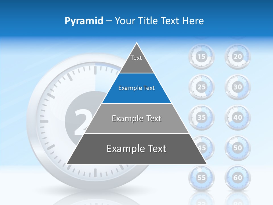 Countdown Pointer Stopwatch PowerPoint Template