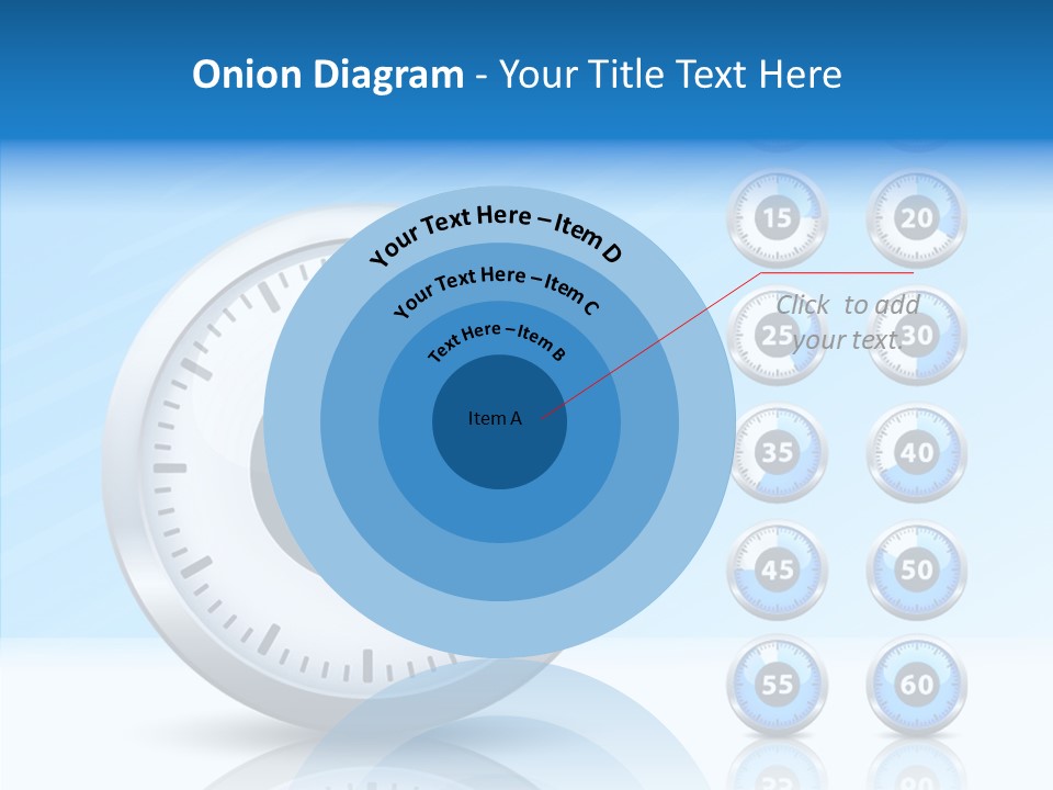 Countdown Pointer Stopwatch PowerPoint Template