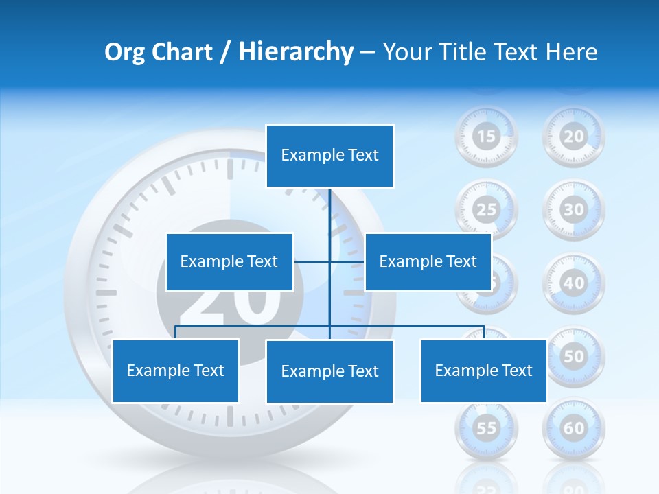 Countdown Pointer Stopwatch PowerPoint Template