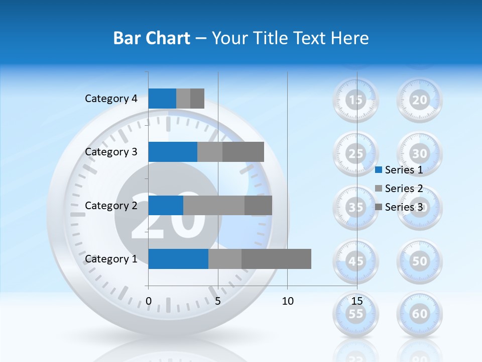 Countdown Pointer Stopwatch PowerPoint Template