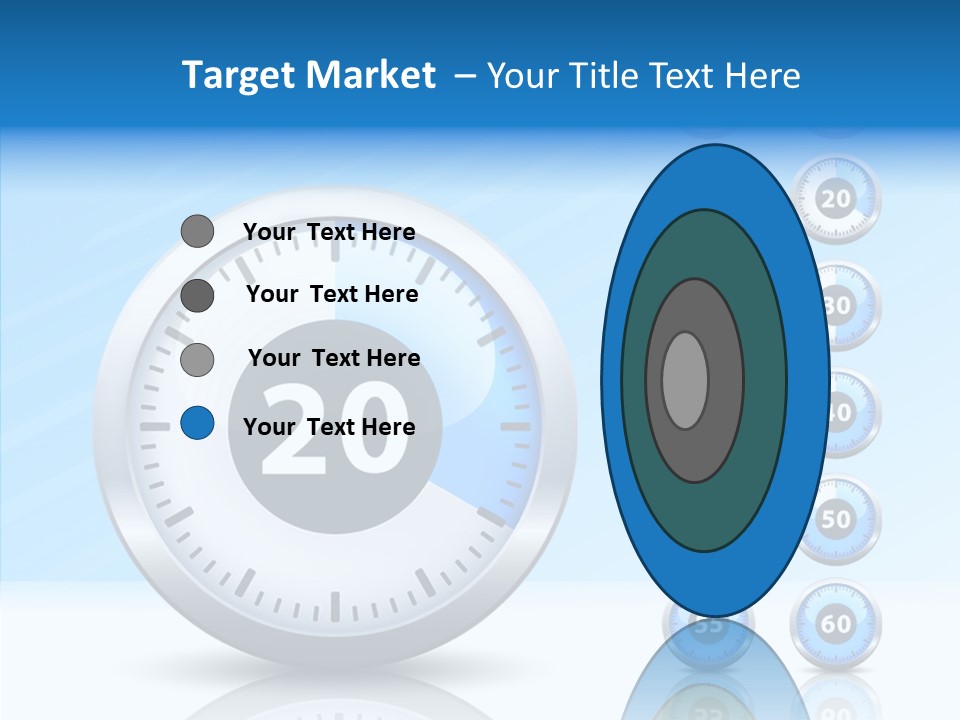 Countdown Pointer Stopwatch PowerPoint Template