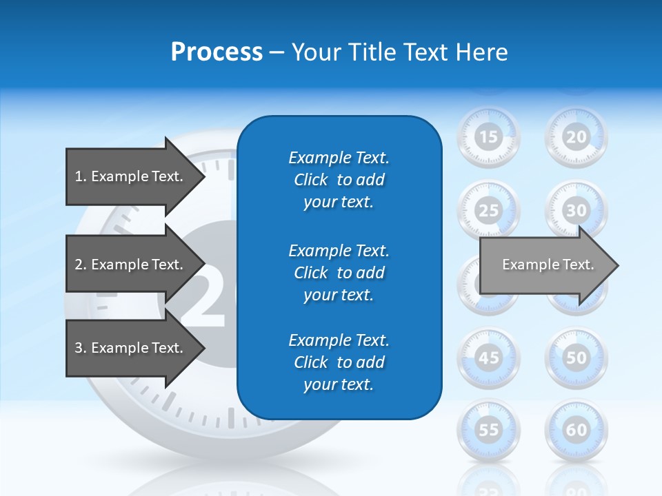 Countdown Pointer Stopwatch PowerPoint Template