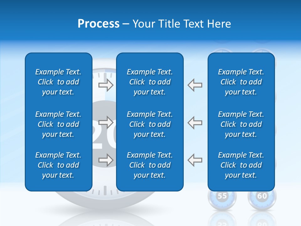 Countdown Pointer Stopwatch PowerPoint Template