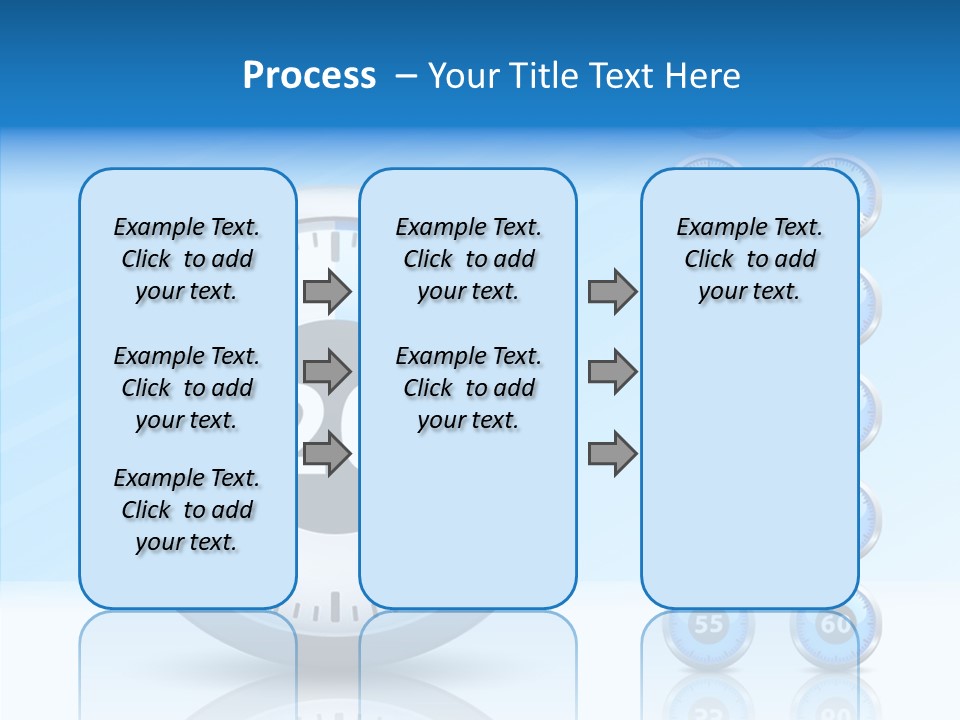Countdown Pointer Stopwatch PowerPoint Template