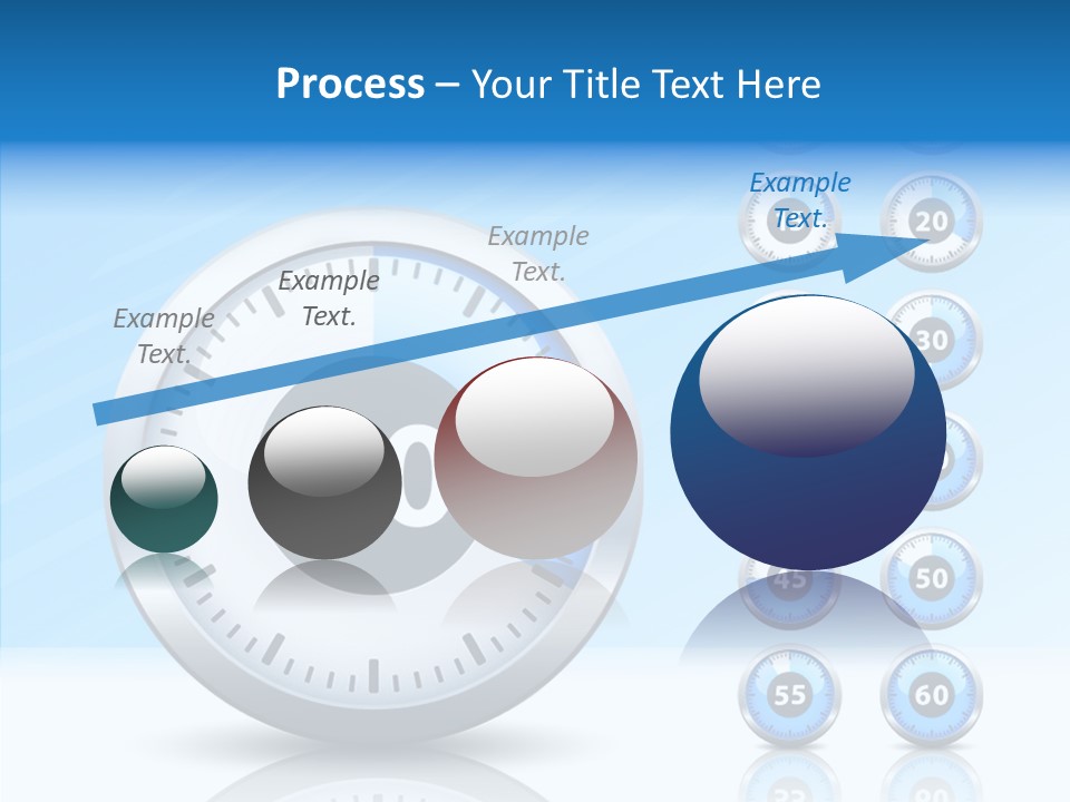 Countdown Pointer Stopwatch PowerPoint Template