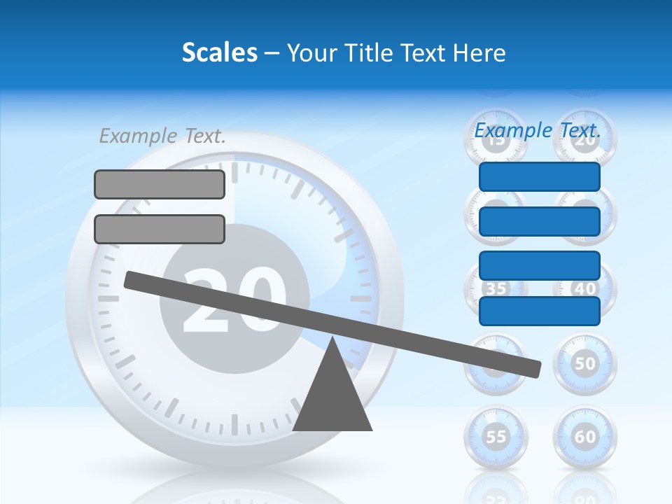 Countdown Pointer Stopwatch PowerPoint Template