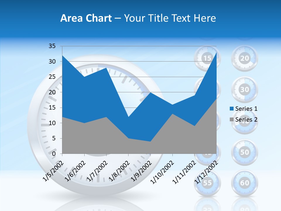 Countdown Pointer Stopwatch PowerPoint Template