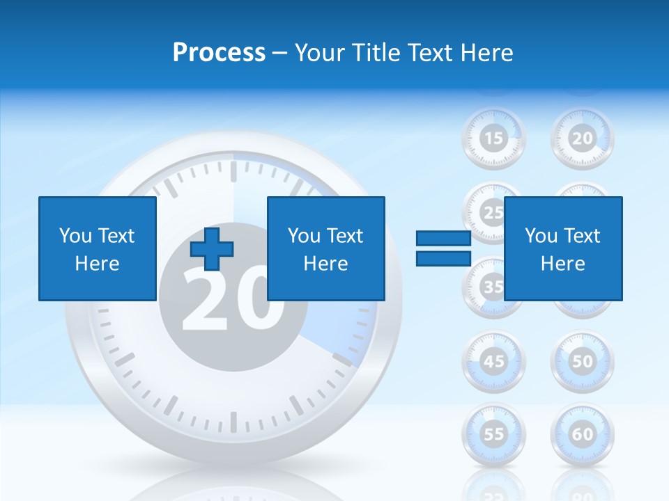 Countdown Pointer Stopwatch PowerPoint Template