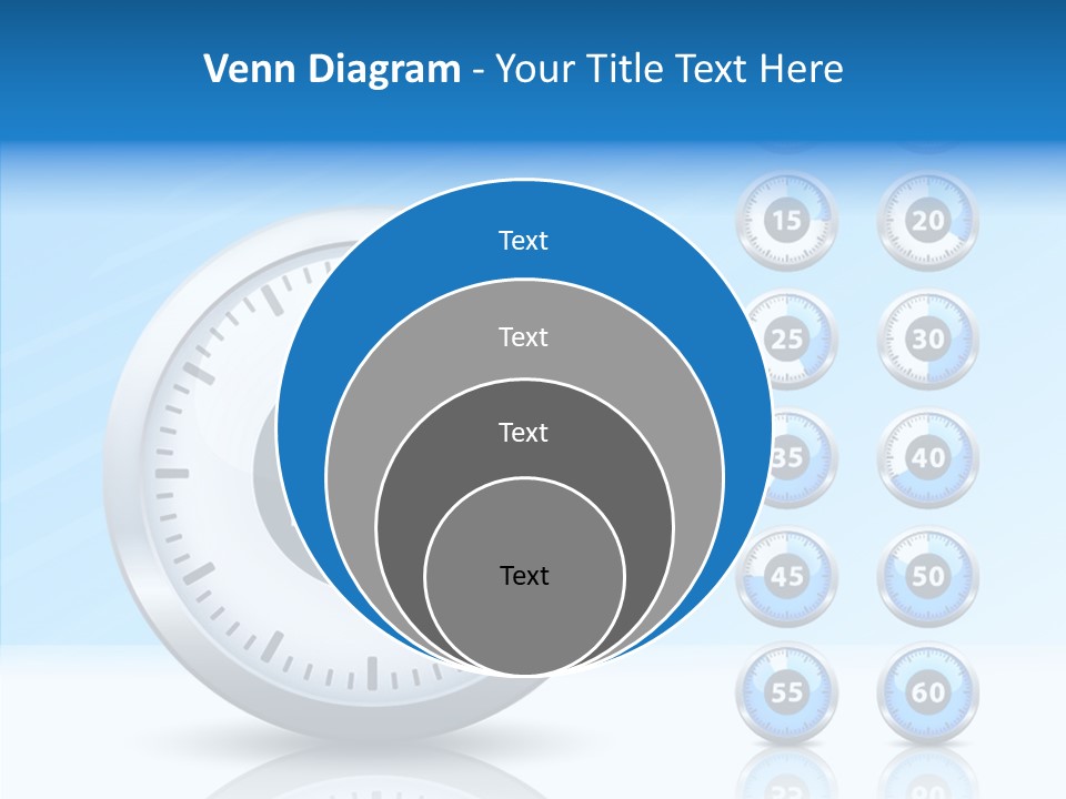 Countdown Pointer Stopwatch PowerPoint Template
