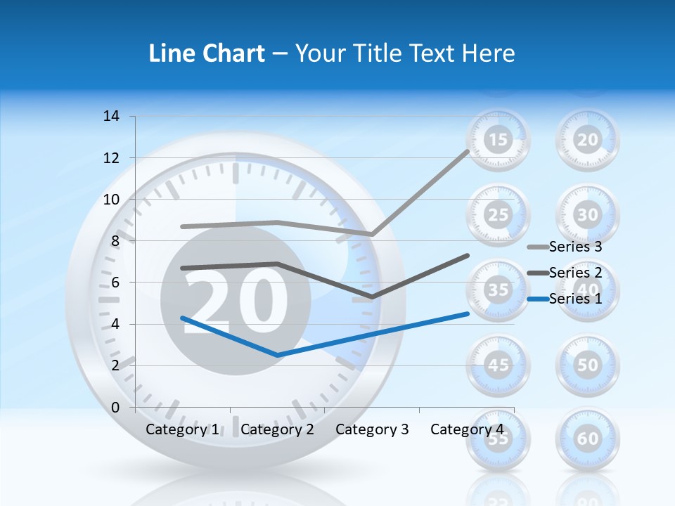 Countdown Pointer Stopwatch PowerPoint Template