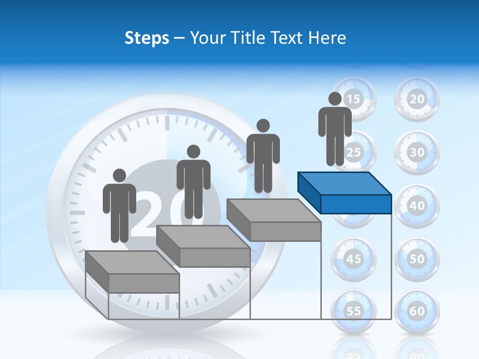 Countdown Pointer Stopwatch PowerPoint Template