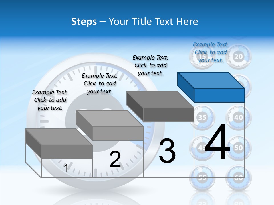 Countdown Pointer Stopwatch PowerPoint Template