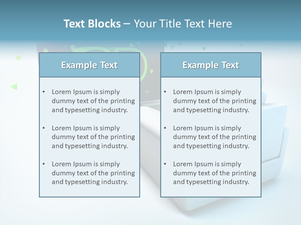 Music View Electronic PowerPoint Template