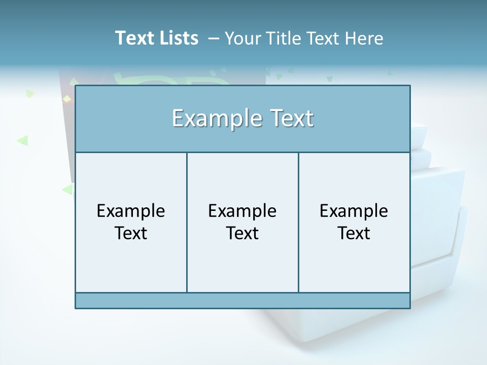 Music View Electronic PowerPoint Template