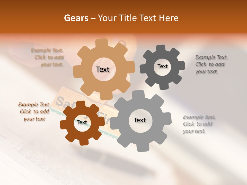 Hand First Risk PowerPoint Template